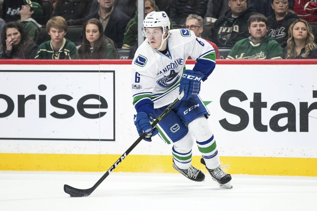 Brock Boeser hned pár hodin po podpisu smlouvy s Vancouverem vstřelil gól