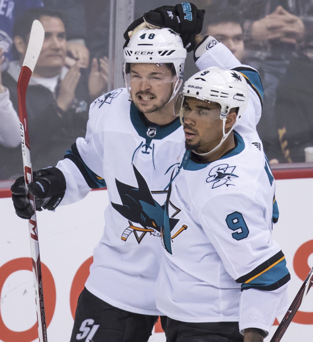 Tomáš Hertl skóroval v NHL potřetí v řadě.