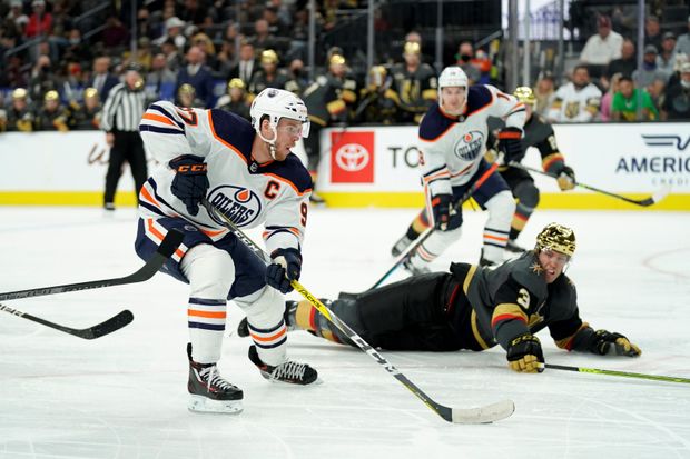 Connor McDavid si proti Vegas připsal další dvě asistence Connor McDavid si proti Vegas připsal další dvě asistence