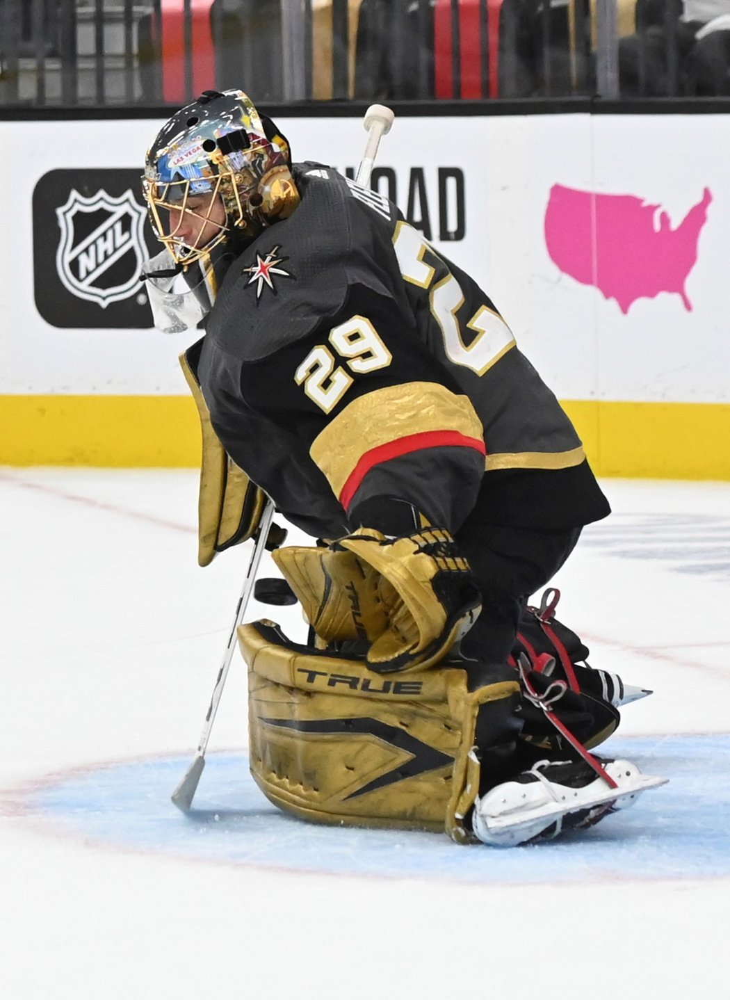 Hrdina Vegas Marc-André Fleury pochytal 29 střel Minnesoty