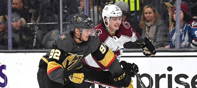Tomáš Nosek válí v NHL v barvách Vegas Golden Knights