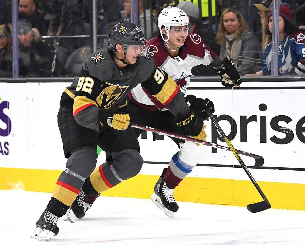 Tomáš Nosek válí v NHL v barvách Vegas Golden Knights