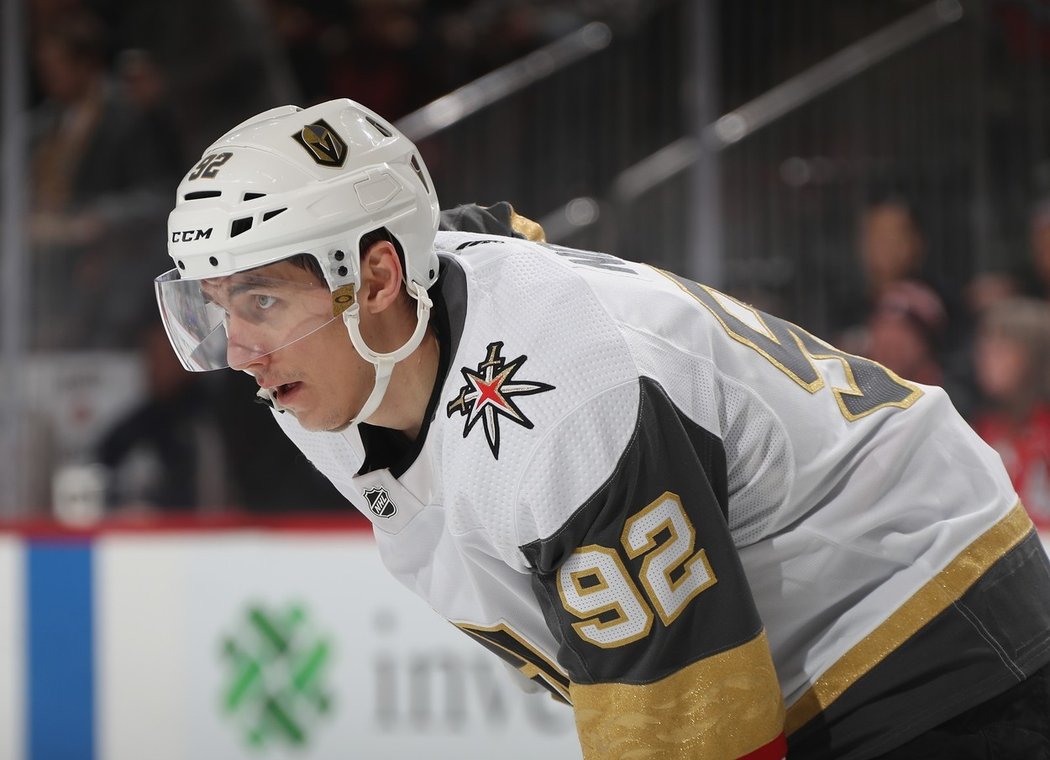 Tomáš Nosek válí v NHL v barvách Vegas Golden Knights