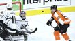 Jakub Voráček vstřelil jedinou branku Philadelphie, která kvůli prohře 1:4 s Los Angeles Kings prohrála poprvé po sedmi zápasech.