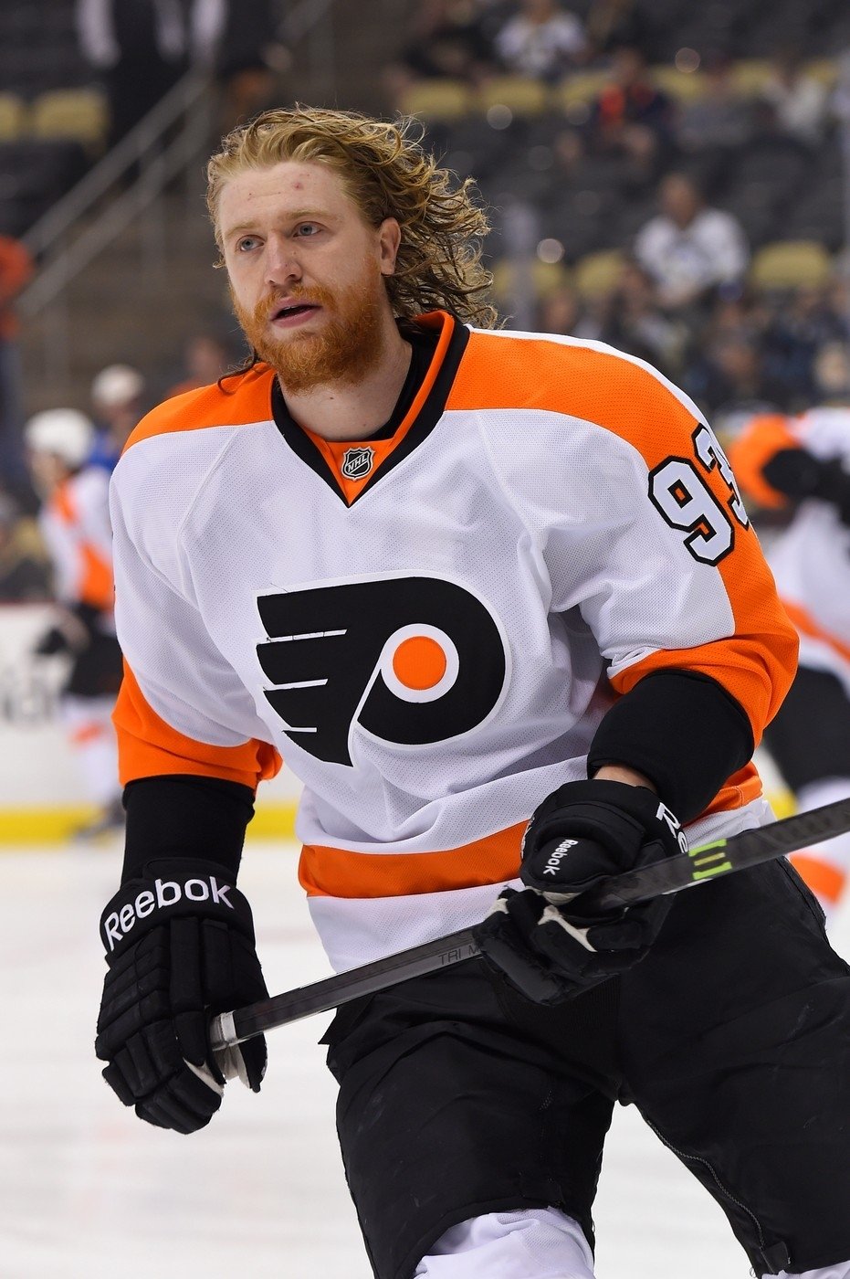 Český reprezentant a útočník Philadelphie Flyers Jakub Voráček