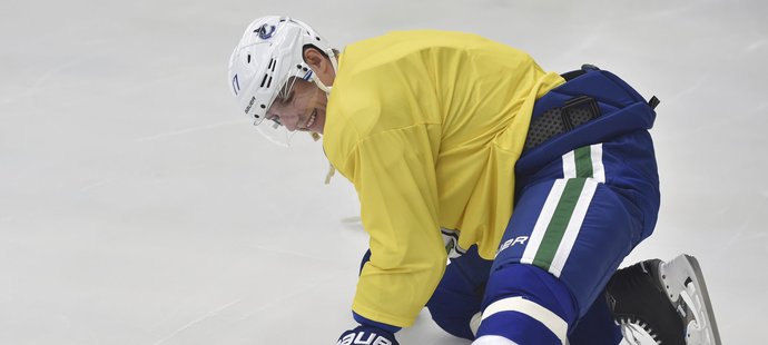 Radim Vrbata trénuje na ledě s hokejisty Mladé Boleslavi a ladí formu na další rok v NHL