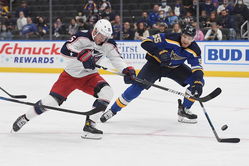 Columbus bez Voráčka a dalších opor schytal výprask od St. Louis