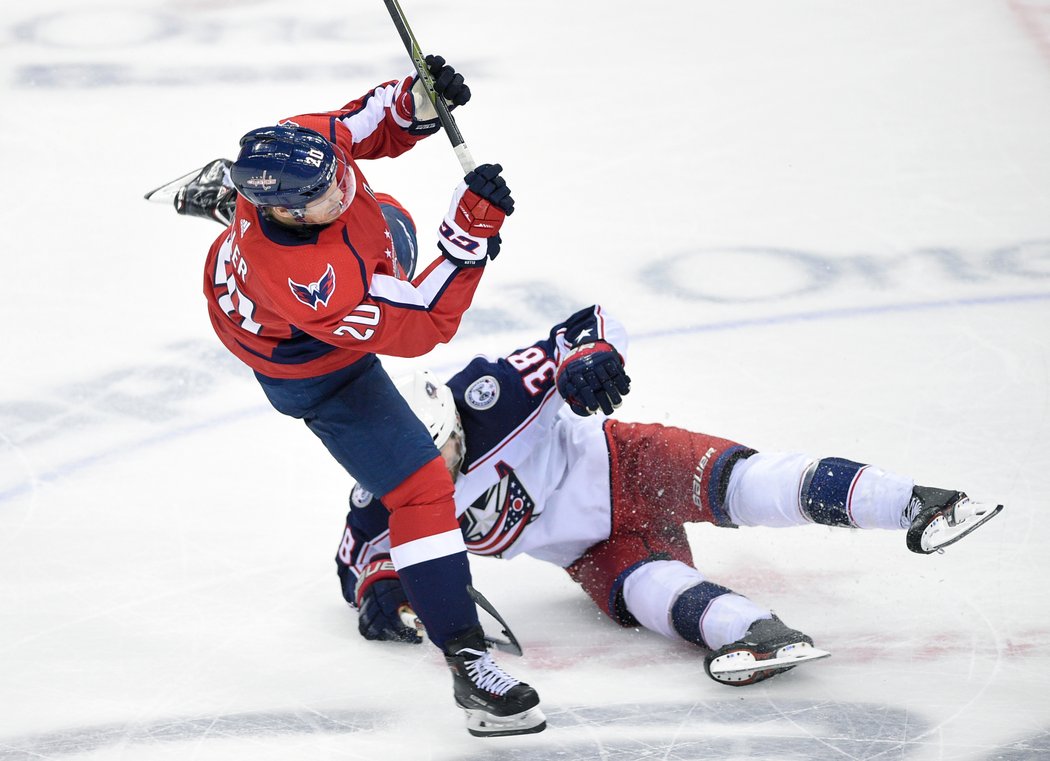 Lars Eller a Boone Jenner odnesli osobní souboj oba stejně