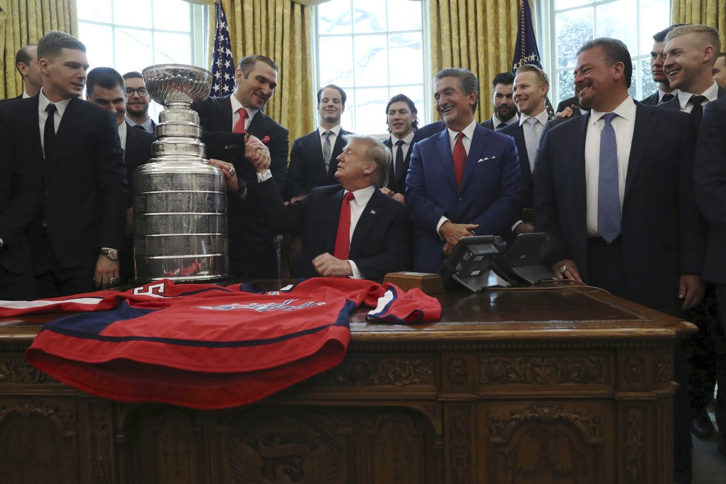 Washington Capitals na návštěvě v Bílém domě