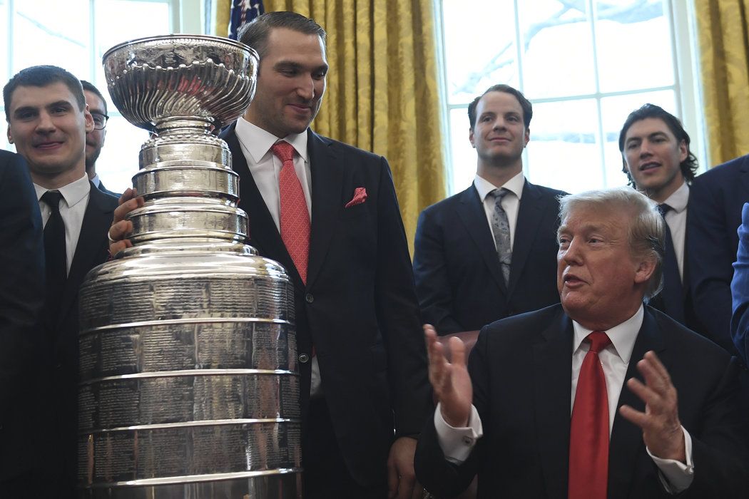 Washington Capitals na návštěvě v Bílém domě