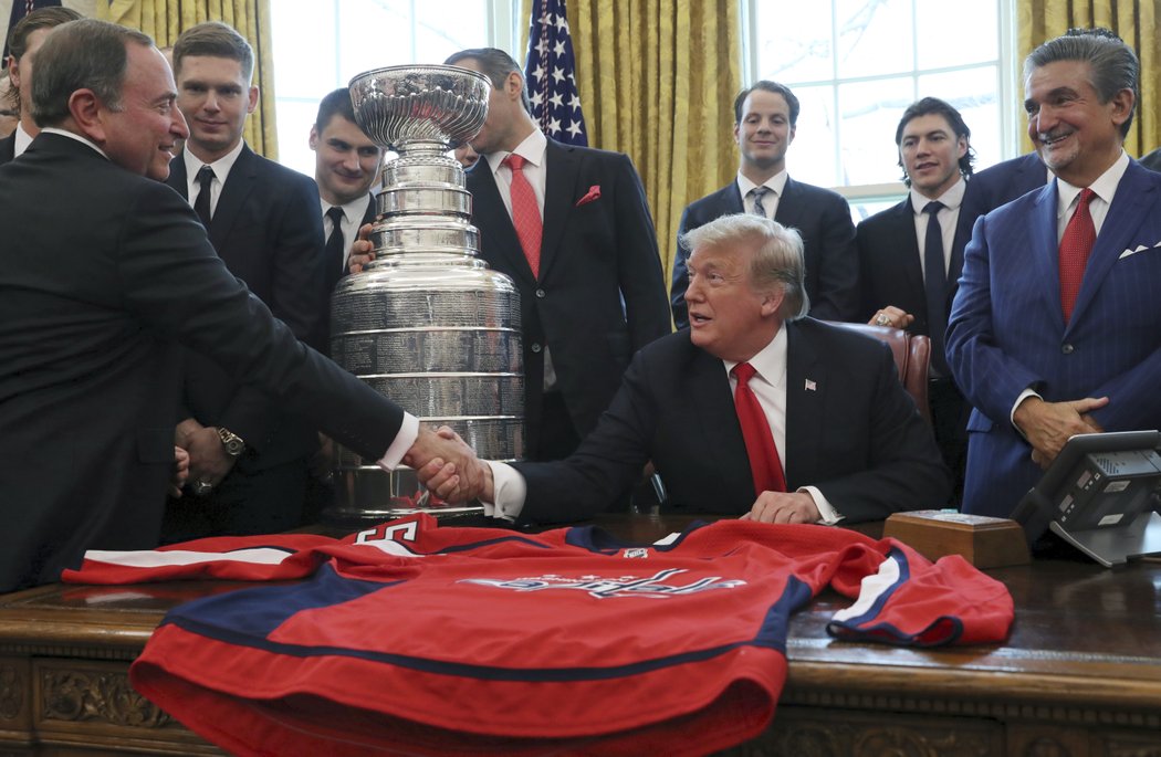 Washington Capitals na návštěvě v Bílém domě