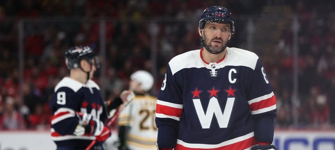 Kapitán Washingtonu Capitals Alex Ovečkin