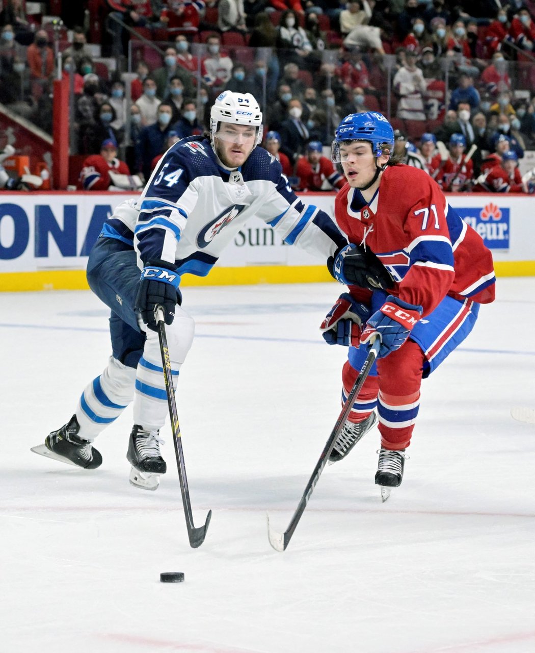 Hokejisté Winnipegu zvítězili v Montrealu