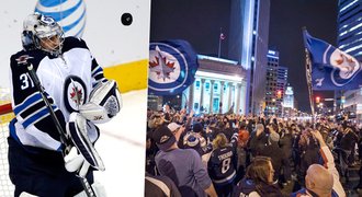 Winnipeg v euforii. A Pavelec třetí nulou přepsal klubovou historii