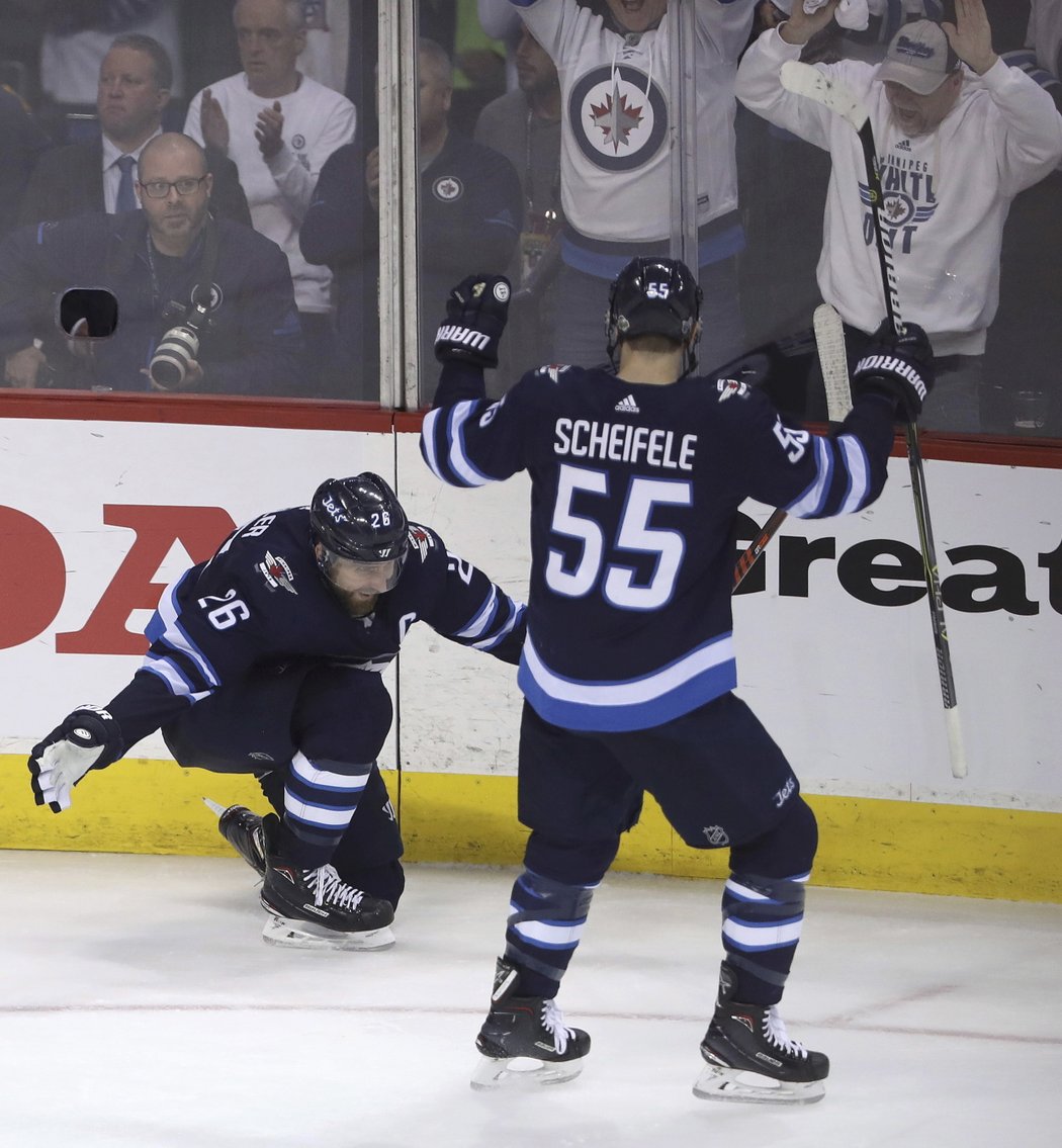 Blake Wheeler a Mark Scheifele přispěli celkem pěti body