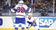 Paul Byron se raduje ze svého gólu do sítě Bostonu v zápase Winter Classic