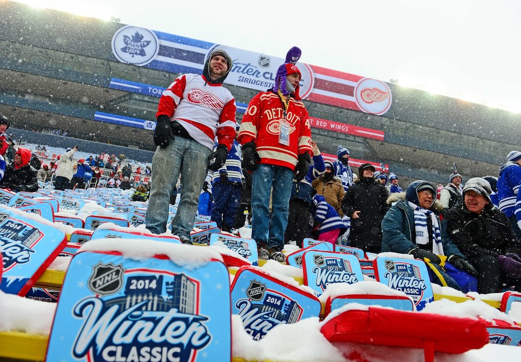 Winter Classic mezi Detroitem a Torontem byl pro diváky obrovským svátkem