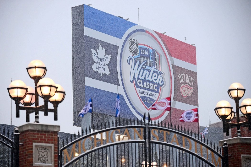 Winter Classic mezi Detroitem a Torontem byl obrovským svátkem hokeje.