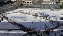 Winter Classic 2009: Stadion Wrigley Field v Chicagu.