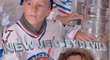 Koláž z roku 2003. Pavel Zacha, Patrik Eliáš a Stanley Cup