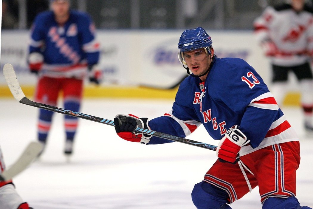 Nikolaj Žerděv v dresu New York Rangers