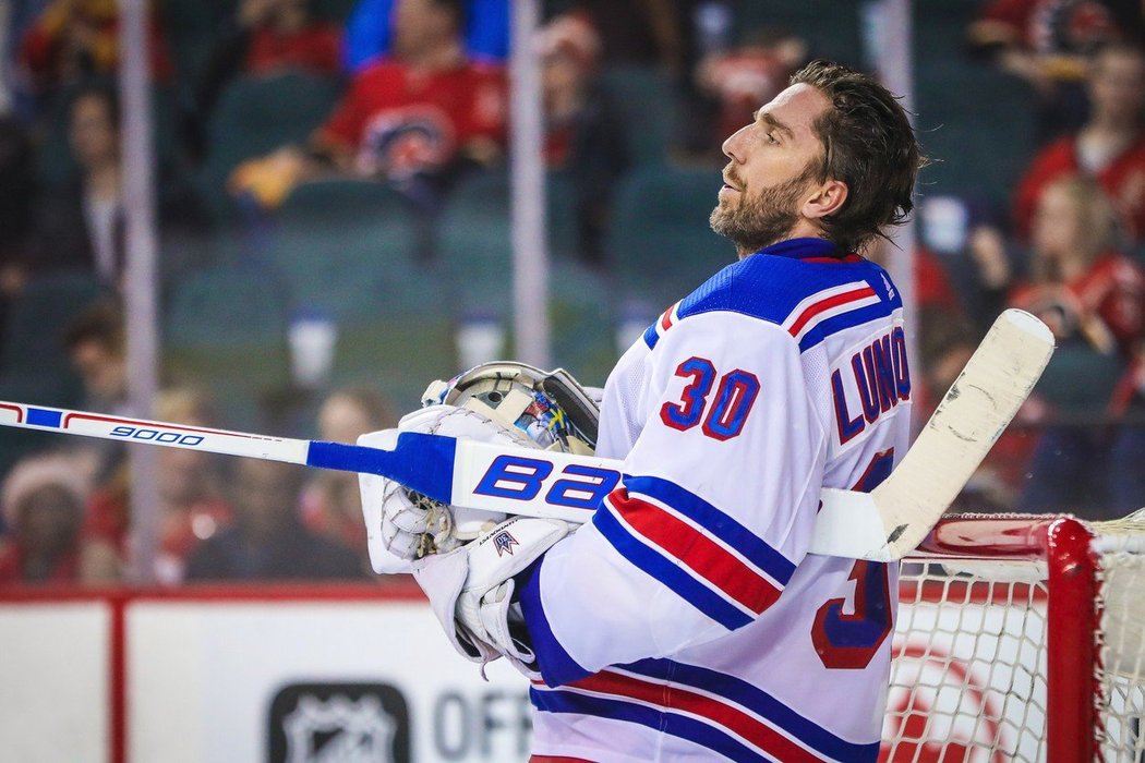 Henrik Lundqvist kryl padesát střel Calgary, pět z nich vyslal aktivní Frolík.