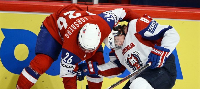 Norští hokejisté se na výhru nad Slovinci hodně nadřeli
