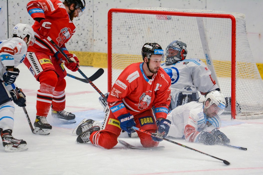 Jakub Valský (17) v dresu Olomouce při zápase s Plzní