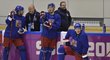 Čeští hokejisté na prvním společném tréninku v Soči po příletu zámořských hráčů