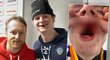 Jak tvrdý je hokej ve Švýcarsku poznal český mládežnický reprezentant Šimon Marha, když mu střela od Švéda Linuse Klasena (vlevo) vyrazila přední zuby