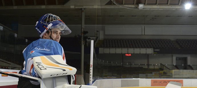 Patrik Děrgel se vrhá vstříc svému hokejovému dobrodružství