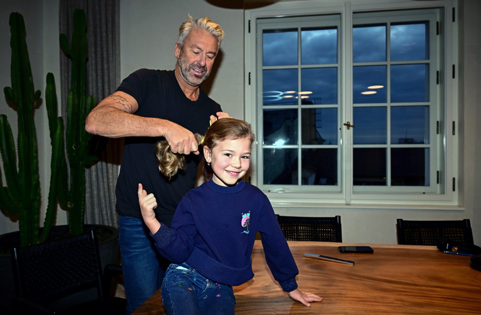 Petr Nedvěd s dcerou Naomi Petr Nedvěd s dcerou Naomi