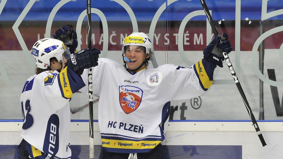 Plzeňští hokejisté mohou slavit postup do finále