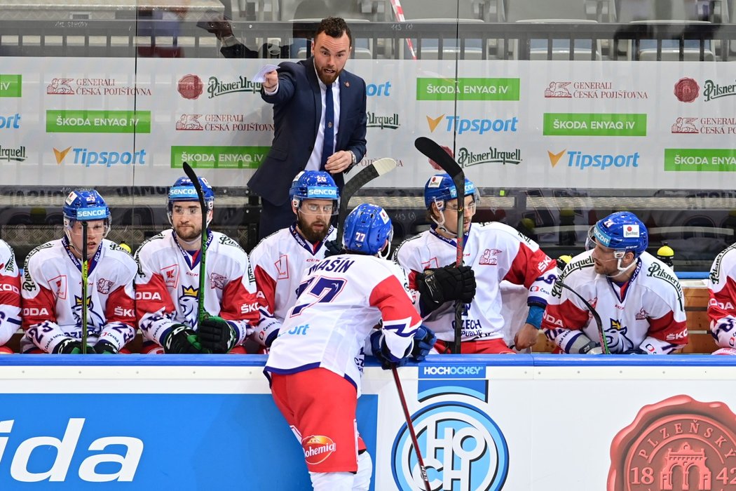 Přípravné hokejové utkání mezi Českem a Slovenskem