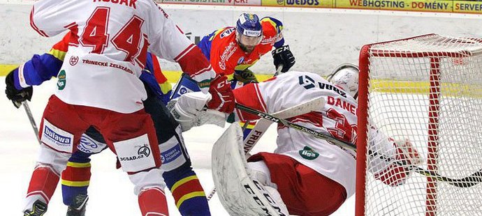 Českobudějovický Motor předvedl v pondělním 43. kole Chance ligy úžasný obrat na ledě Frýdku-Místku z 1:3 na 5:3 (archivní foto)