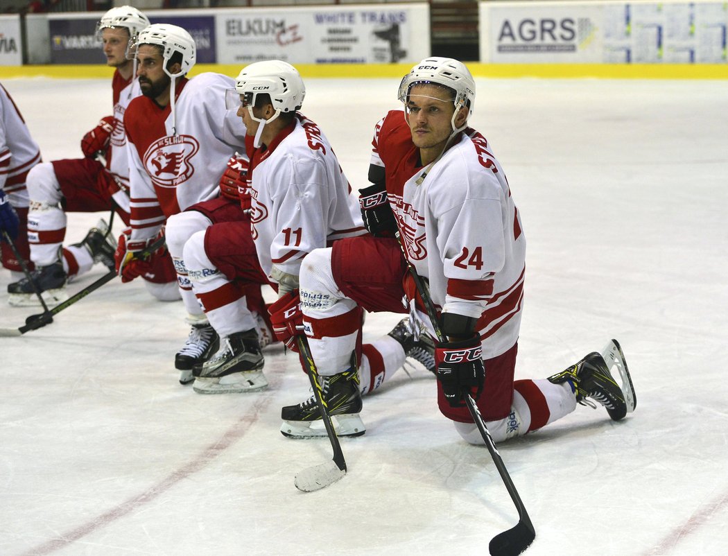 Hokejisté Slavie vedou první ligu (archivní foto)