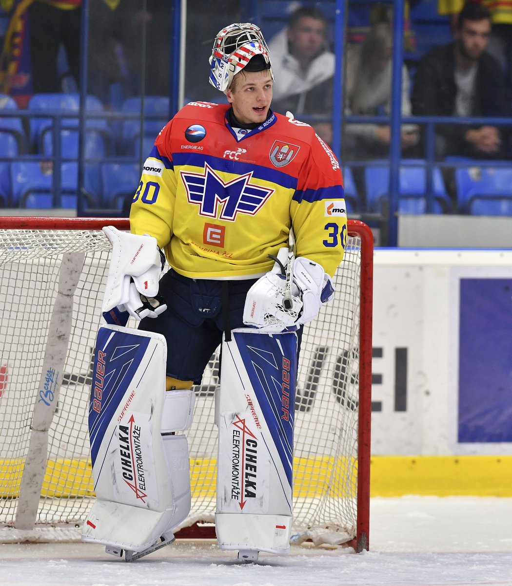 Brankář Petr Kváča je tahounem Českých Budějovic. V draftu NHL si ho vybralo Colorado