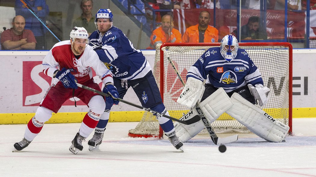 Hokejisté Slavie doma nestačili na Jihlavu (archivní foto)