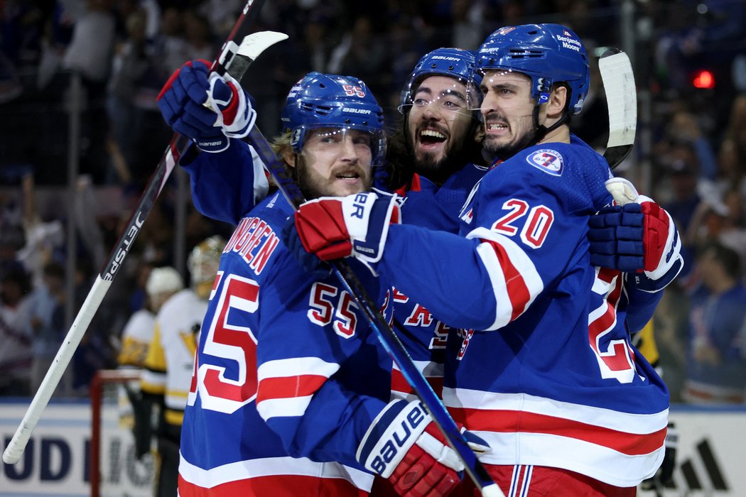 Rangers postoupili do přes Penguins druhého kola play off NHL