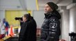 Na tréninku české hokejové reprezentace nechyběl ani generální manažer Petr Nedvěd