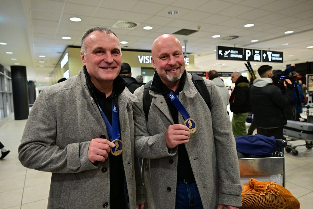 Robert Reichel a Patrik Augusta se pochlubili medailemi