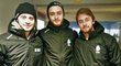 Na Švédských hokejových hrách se v dresu české hokejové reprezentace společně představí bratři (zleva) Tomáš, Radim a Hynek Zohornovi. Trenér Miloš Říhá jim věří a chce je dát do jednoho útoku