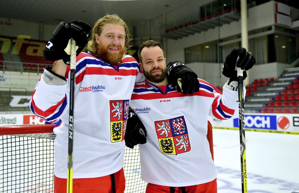 České hvězdy pro MS z Philadelphie: Jakub Voráček (vlevo) a Radko Gudas