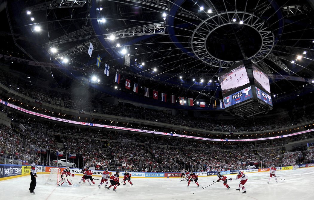 Utkání s Kanadou přihlížela zaplněná O2 arena