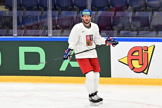 Tomáš Kundrátek během tréninku Tomáš Kundrátek během tréninku
