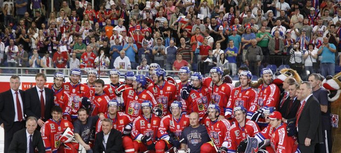 Česká hokejová reprezentace, vítězný tým letošního ročníku Euro Hockey Tour.