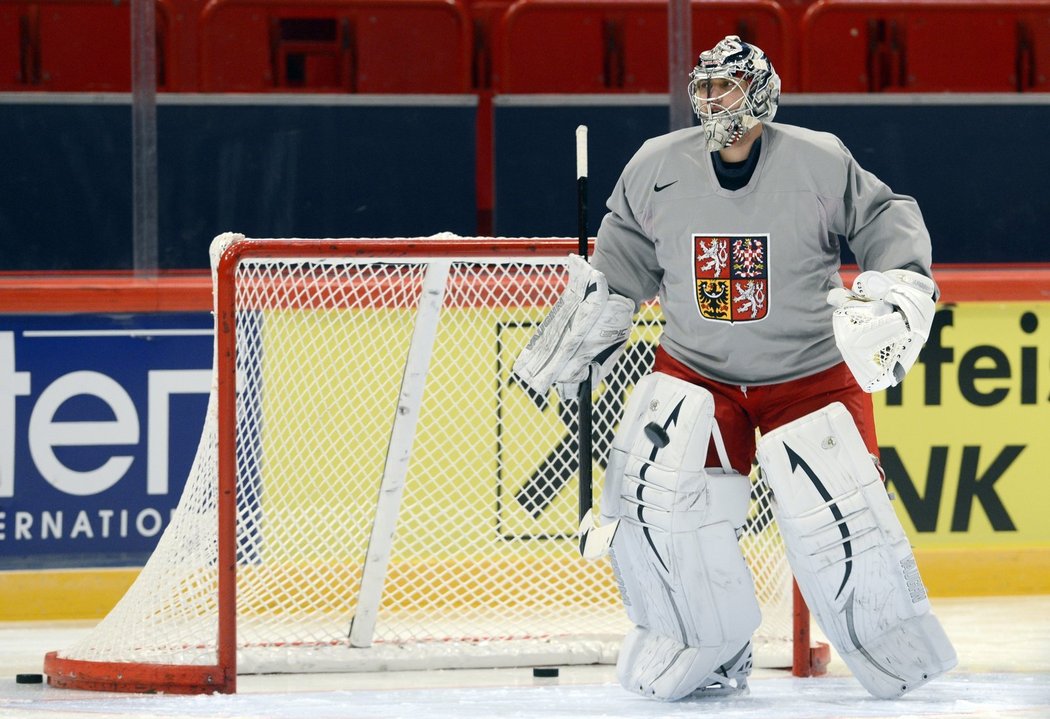 Ondřej Pavelec bude na turnaji ve Švédsku plnit roli brankářské jedničky českého týmu