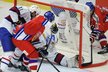 Závar před norskou brankou při duelu Euro Hockey Challenge v Havlíčkově Brodě