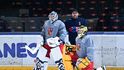 Trenér reprezentačních brankářů Ondřej Pavelec na ledě na prvním srazu sezony