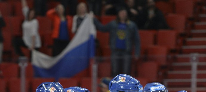 Smutek českých hokejistů po debaklu s Ruskem